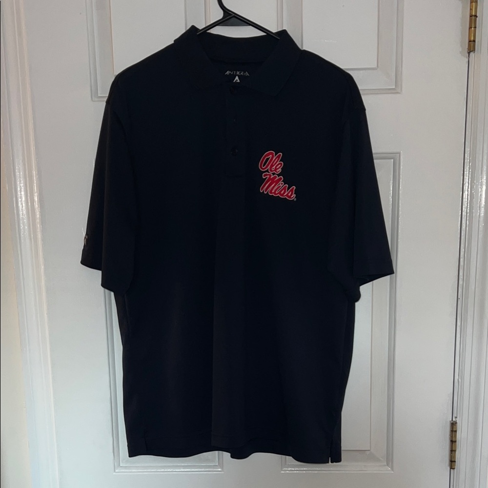 Men’s Antigua Ole Miss Navy Polo